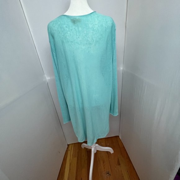 Eileen Fisher Organic Linen Blend Oversized Lightweight Tunic Size L - Picture 6 of 10